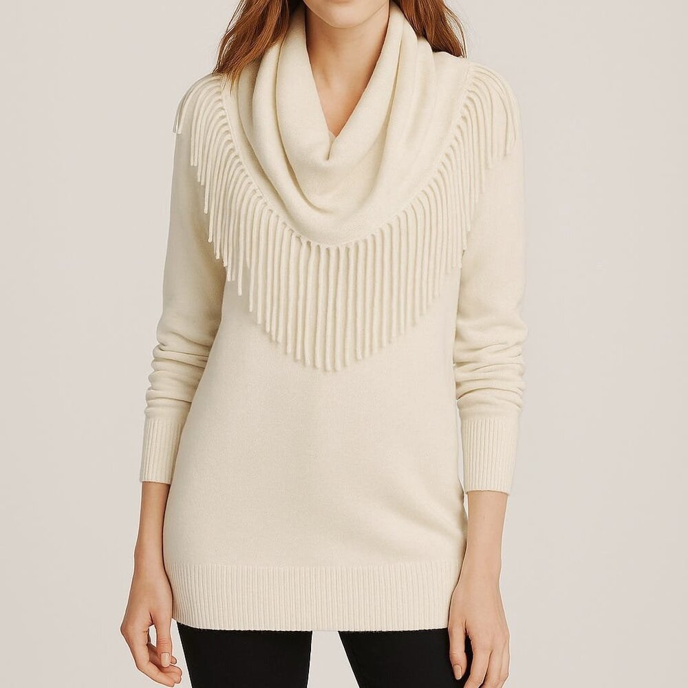 MICHAEL KORS FRINGE SWEATER!